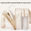 Clear Toiletry Pouch with Dry Wet Separation