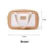 Clear Toiletry Pouch with Dry Wet Separation