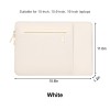 12-16 Inch Laptop Sleeve Bag With Accessory Pouch