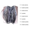 2-in-1 Makeup Electronics Organizer Bag