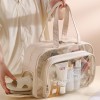Clear Travel Duffle Bag with Shoe Compartment