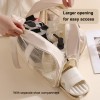 Clear Travel Duffle Bag with Shoe Compartment