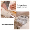 Clear Travel Duffle Bag with Shoe Compartment