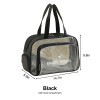 Clear Travel Duffle Bag with Shoe Compartment