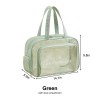 Clear Travel Duffle Bag with Shoe Compartment