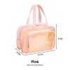 Clear Travel Duffle Bag with Shoe Compartment