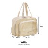 Clear Travel Duffle Bag with Shoe Compartment