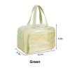 Clear Travel Duffle Bag with Shoe Compartment