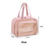Clear Travel Duffle Bag with Shoe Compartment