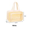 Clear Travel Duffle Bag with Shoe Compartment