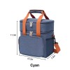 Double Deck Insulated Lunch Bag