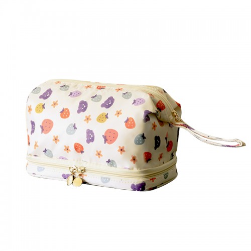 Double Layer Cosmetic Makeup Bag