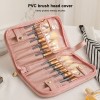 Stand-up Makeup Brush Organizer Bag