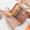 Stand-up Makeup Brush Organizer Bag