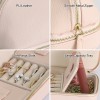 Travel Makeup Bag with Jewelry Organizer