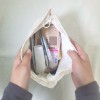 Small Canvas Makeup Bag