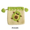 Handmade Crochet Drawstring Coin Purse & Earphone Pouch