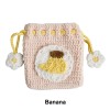 Handmade Crochet Drawstring Coin Purse & Earphone Pouch