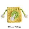Handmade Crochet Drawstring Coin Purse & Earphone Pouch