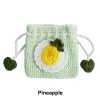 Handmade Crochet Drawstring Coin Purse & Earphone Pouch