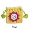 Handmade Crochet Drawstring Coin Purse & Earphone Pouch