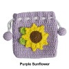 Handmade Crochet Drawstring Coin Purse & Earphone Pouch