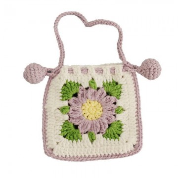 Handmade Crochet Sunflower Coin Purse