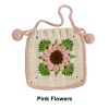 Handmade Crochet Sunflower Coin Purse