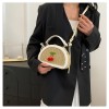 Half Round Saddle Straw Bag