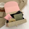 Small Straw Crossbody Bag