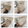 Straw Chain Box Crossbody Bag