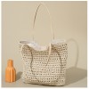 Handmade Crochet Leather Tote Bag