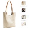 Handwoven Leather Tote Bag