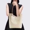 Handwoven Leather Tote Bag