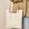 Handwoven Leather Tote Bag