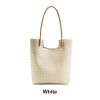 Handwoven Leather Tote Bag
