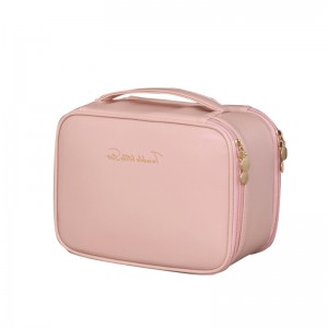 Large Capacity Travel Makeup Bag with Jewelry Organizer