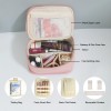 Large Capacity Travel Makeup Bag with Jewelry Organizer