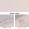 Large Capacity Travel Makeup Bag with Jewelry Organizer