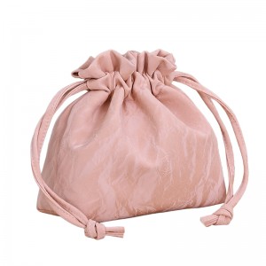 Velvet Drawstring Makeup Bag for Women