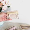 Small Velvet Jewelry Storage Bag with Clear Window