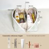 Open Flat Makeup Bag Cosmetic Organizer