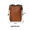 Small Crossbody Camera Bag with Drawstring