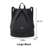 Swim Gym Bag with Shoe Compartment 